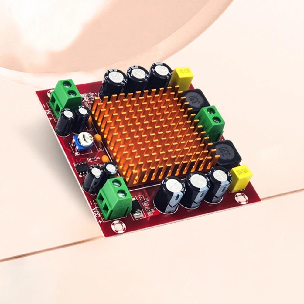 XH-M544 Power Amplifier Board 150W High-power TPA3116DA Digital Power Amplifier Board Module DC 12-26V Radiator for Home Theater