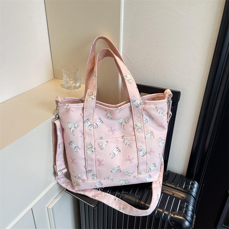 Student trend handbag large capacity tote bag leisure campus high value new women