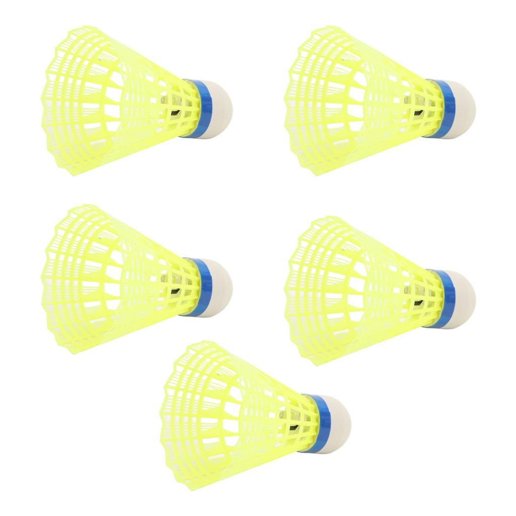 5 PCS Night Glow Badminton 30mah High Resilience LED Sports Shuttlecock for Sports Activities