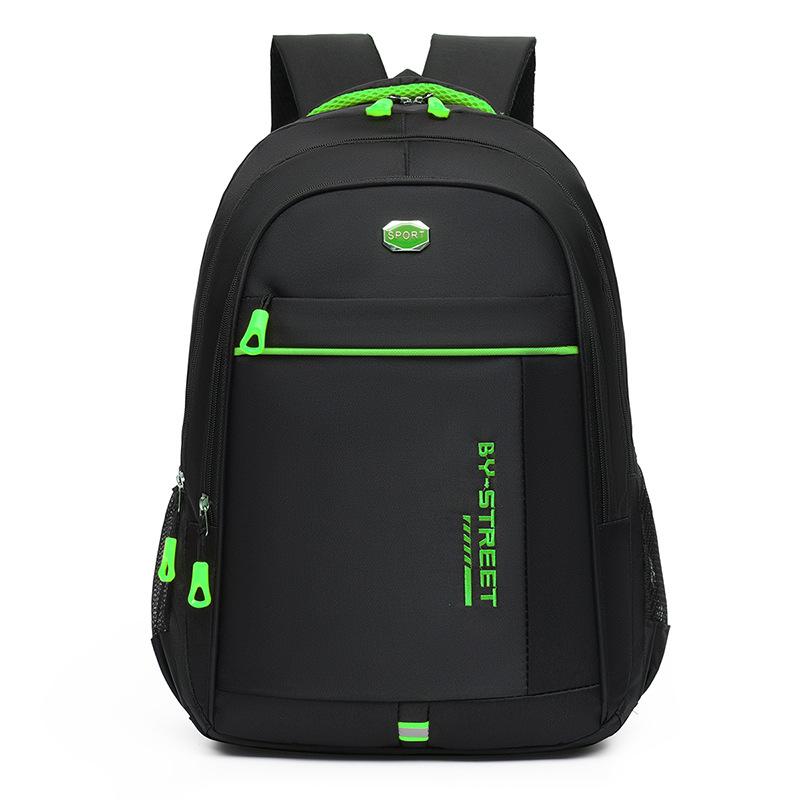 

Business Laptop Bag Men s Middle School Student Large Capacity Travel Backpack, Commuter Casual Backpack зелений