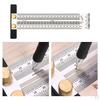 7''-16'' Scale Ruler Hole Woodworking Scribing