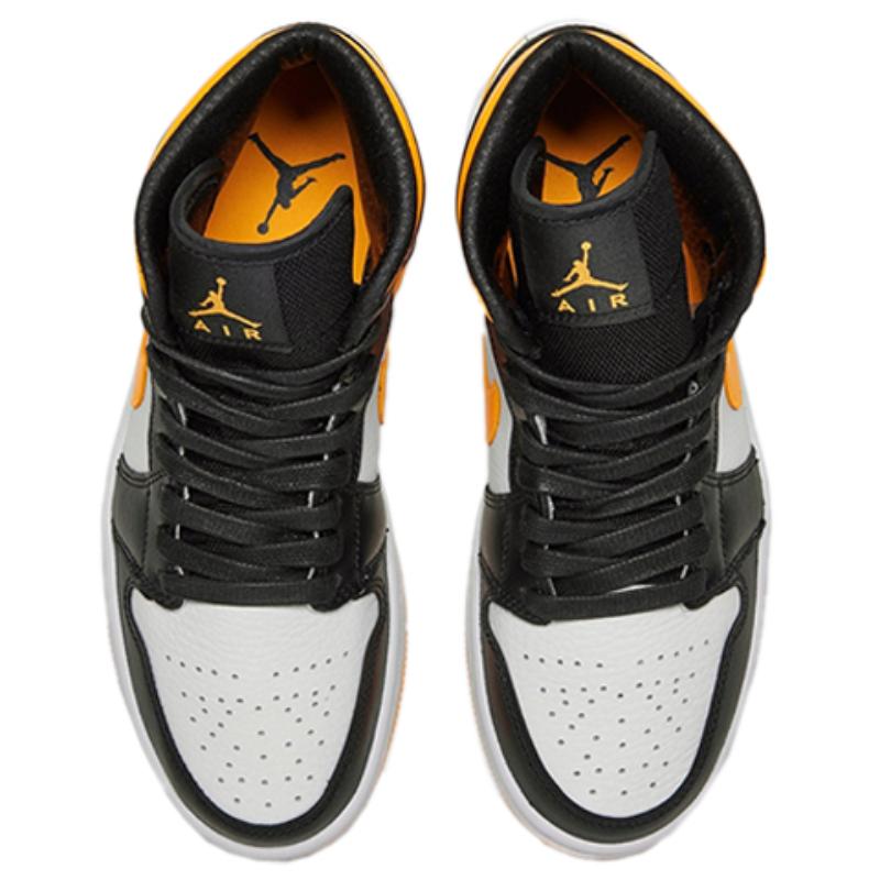 Jordan 1 Mid Laser Orange Black Women's Jordan CV5276-107