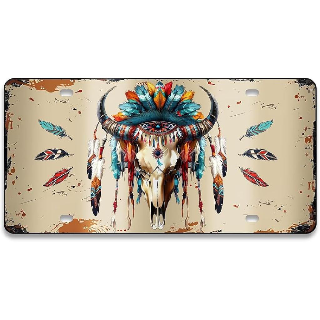 Mountain License Plate Mounta Front License Plate Peak Aluminum Decorative Licenses Plates, Natural Novelty Vanity Tag Black Car Plates, Car Tag With