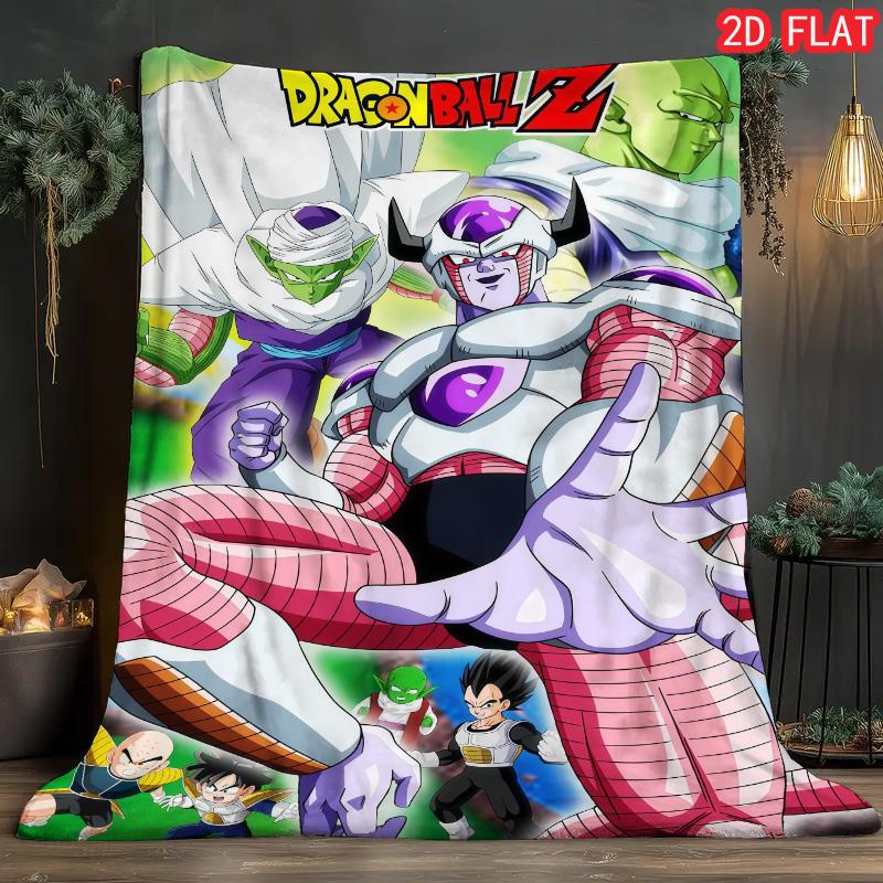 Dragon Ball Collection Blanket Cozy Flannel Warm Blanket for Anime Fans Collection Display THW