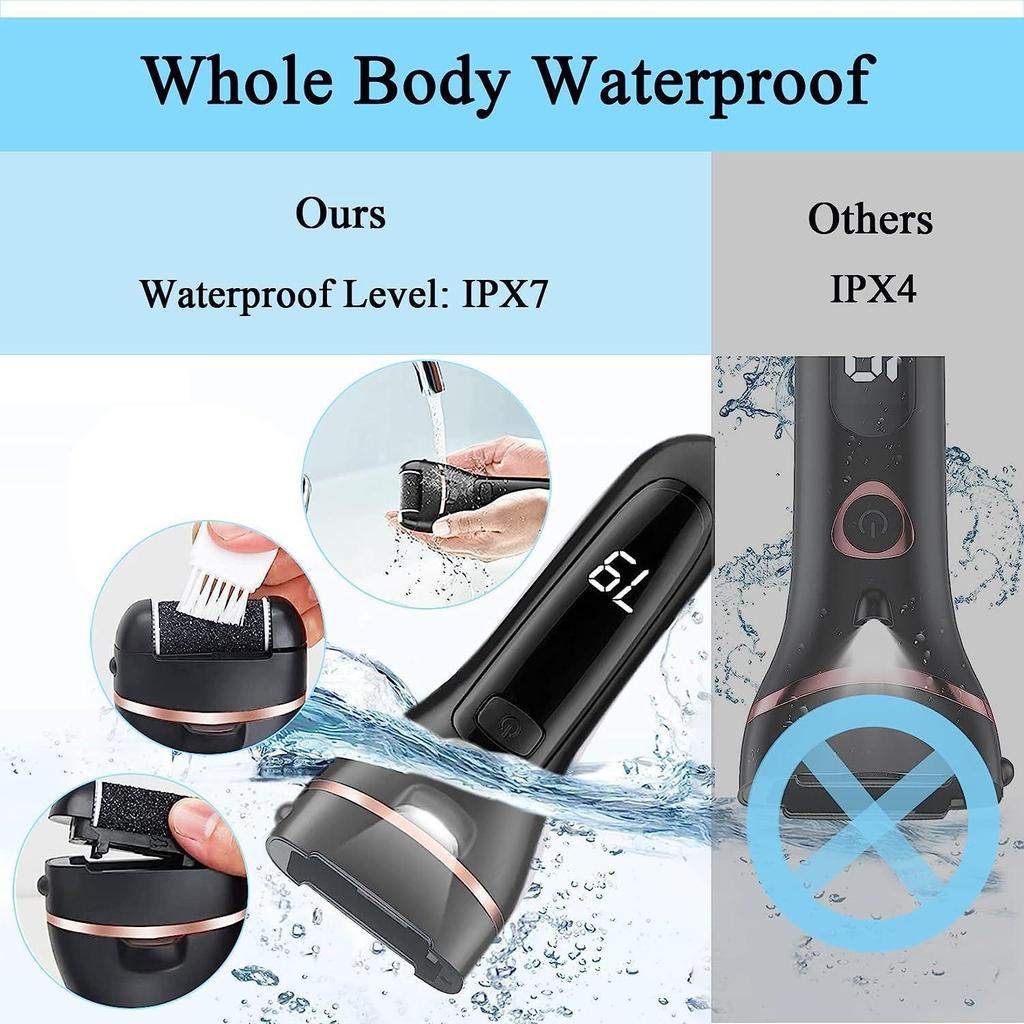 Callus Remover for Feet, 13-in-1 Professional Pedicure Tools Foot Care Kit, Foot Scrubber Electric Feet File Pedi Pedicure Tool