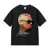 Rapper Chris Brown Breezy Bowl XX 2025 Album T Shirts Unisexs Hip Hop Tide Short Sleeve Tshirt Unisex Clothing Fashion Cotton Tshirt