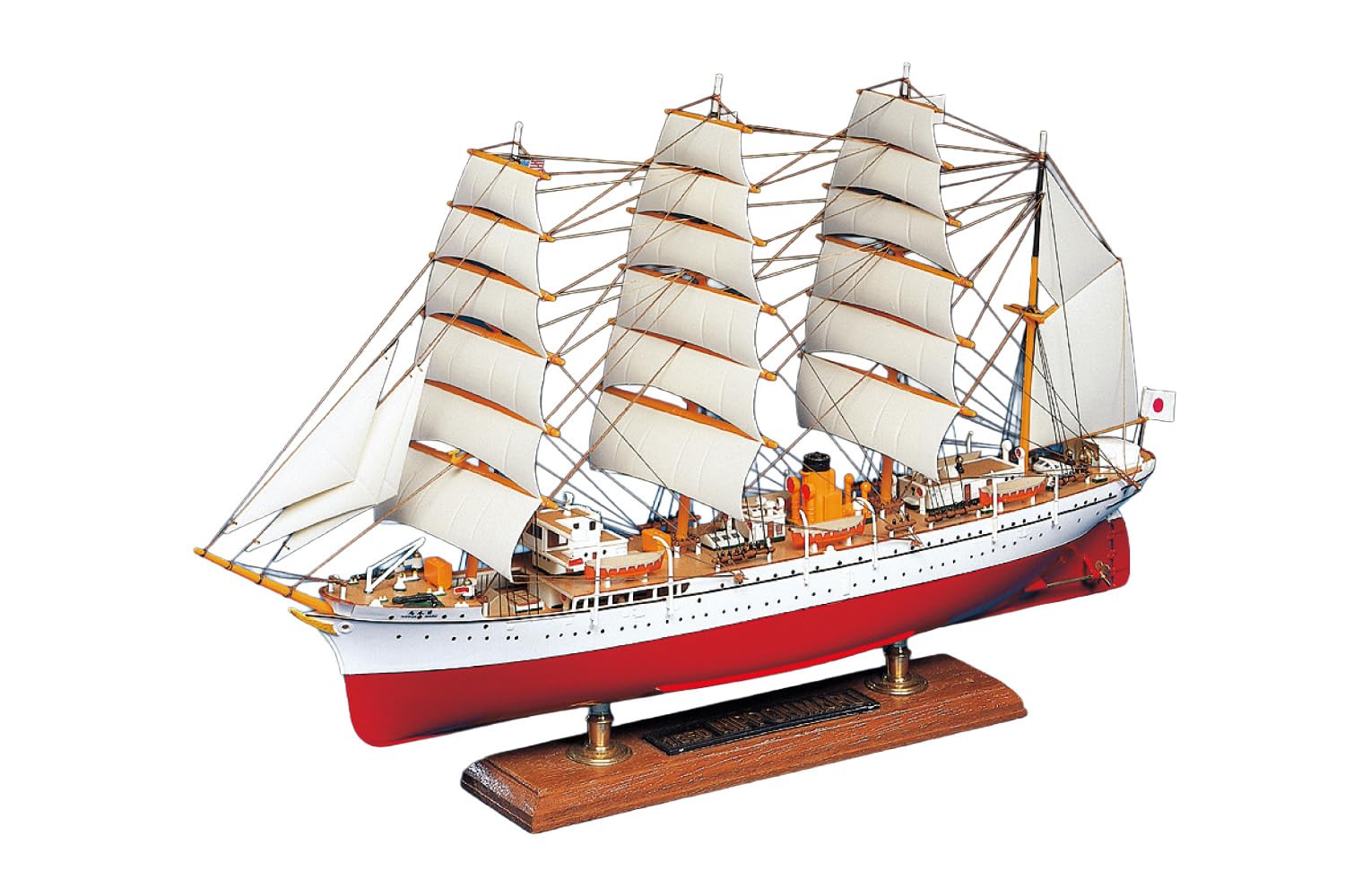 Aoshima Sailboat No.1 Nippon Maru Plastic Model Kit 1/350