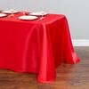 Rectangle Satin Tablecloth Table Cloth Overlays Wedding Christmas Baby Shower Birthday Events Banquet Decor Home Dining Table