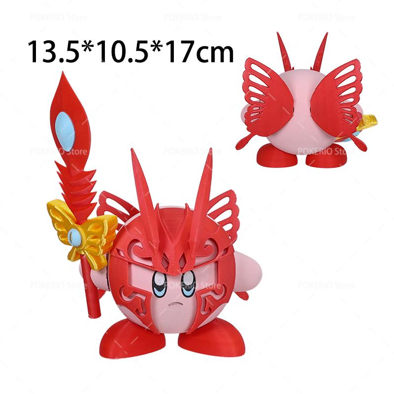 3D Printed Kirby Figure King Dedede With Hammer Character Models Morpho Knight Meta Knight Galaxia DIY Toy for Kid Xmas Gift