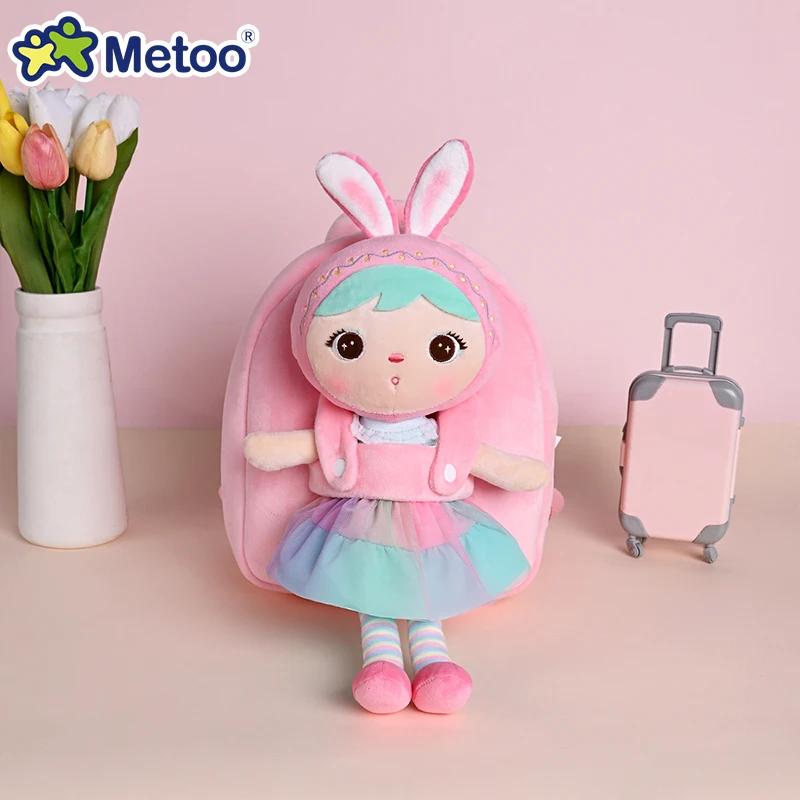 

Original Metoo Backpack Rabbit Keppel Doll Plush Travel Size Storage Bags Ideal For kindergarten Children Boys and Girls