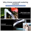 מכשיר השקיה אוטומטי סולארי 3W משאבה כפולה השקיה מתוזמן ל-15 סירים תצוגת LCD USB/סולארי