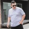 T-shirt a maniche corte da uomo T-shirt dimagrante da fitness ad asciugatura rapida sottile ghiaccio traspirante da corsa corta