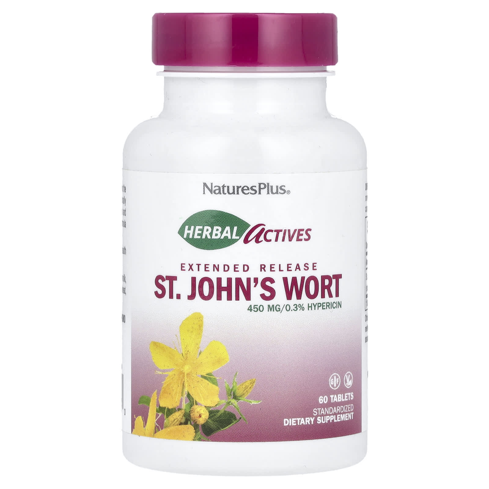 

Herb Active, St. John s Wort, 450Mg, 60 Tablets