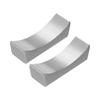 Uxcell Chopstick Rests, Set of 2, 304 Stainless Steel Chopstick Holders, 2.32" X 0.7" X 0.74", for Home Dining, Kitchen Utensil, Spoon Fork Teaspoon
