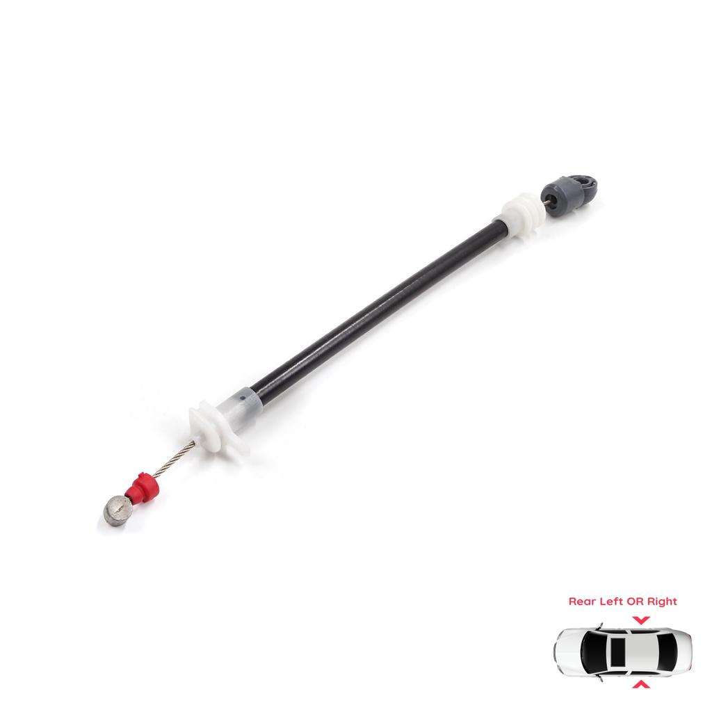 BDP1567 Rear Outer Door Handle Carrier Release Bowden Cable 220 mm For BMW X5 E53 2000-2006 51228243635 51228243636