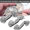 3 pezzi Calibro Raggio Acciaio Inossidabile Orologio Riparazione Strumento