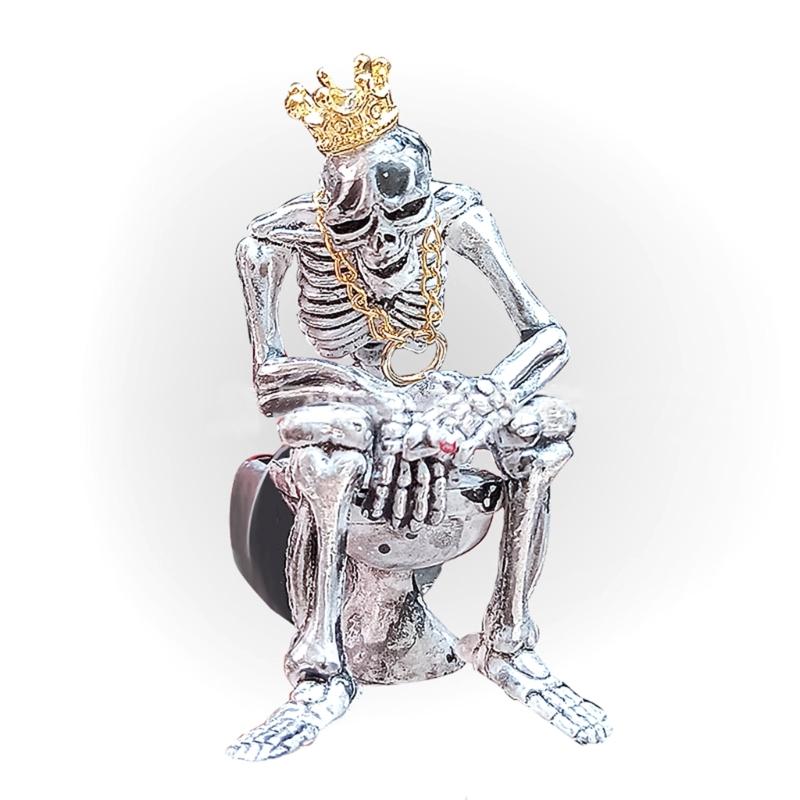 Car Air Vent Air Freshener Halloween Skull Ornament Essential Oil Diffuser Vent Air Car Accessories