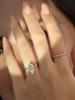 925 Silver Simple Classic 1-3 Carats Marquise Zircon Ring For Women Engagement Wedding Luxury High Quality Fine Jewelry
