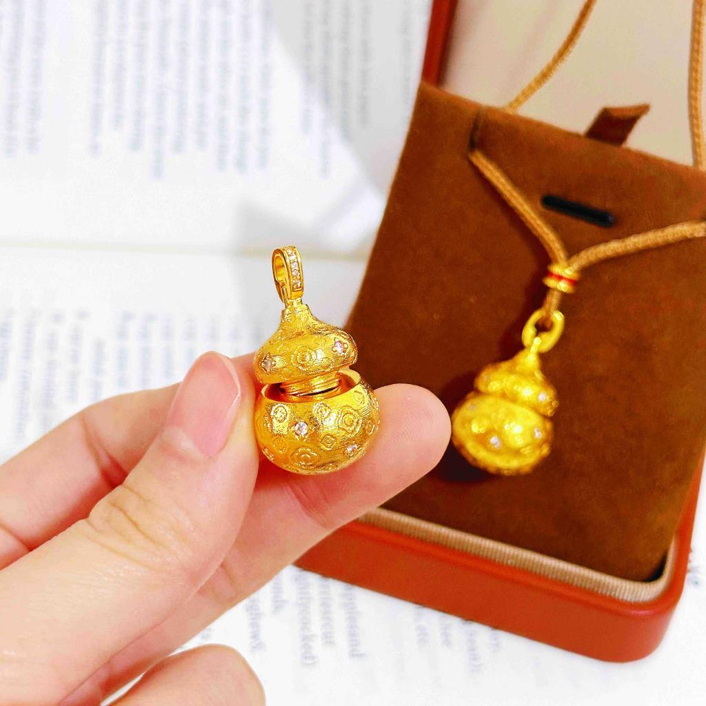 Pattern fat gourd pendant necklace women's new Chinese Fulu sweater chain pendant