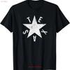 Texas Star 1836 Lorenzo de Zavala Flagge T-Shirt vintage gewaschen Grafik weich vielseitig bequem dehnbar atmungsaktiv Mode