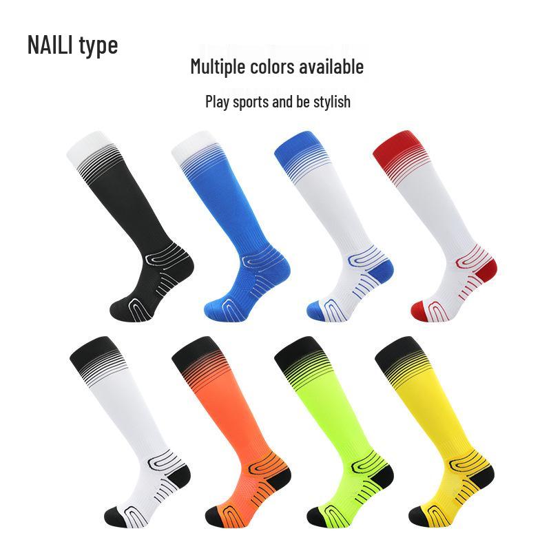 Summer Breathable Non-slip Professional World Cup Football Training Socks with Shock Absorption