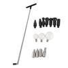 Dent Removal Rod Crowbars Car Body Paintless Dent Repairs Tool Kit with Multiple Replacement Heads for Dents Hail