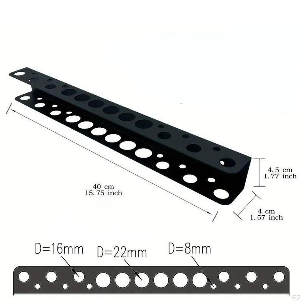 Wall Mounted Screwdrivers Holder Floating Storage Rack Tool Easy to Install Pliers for