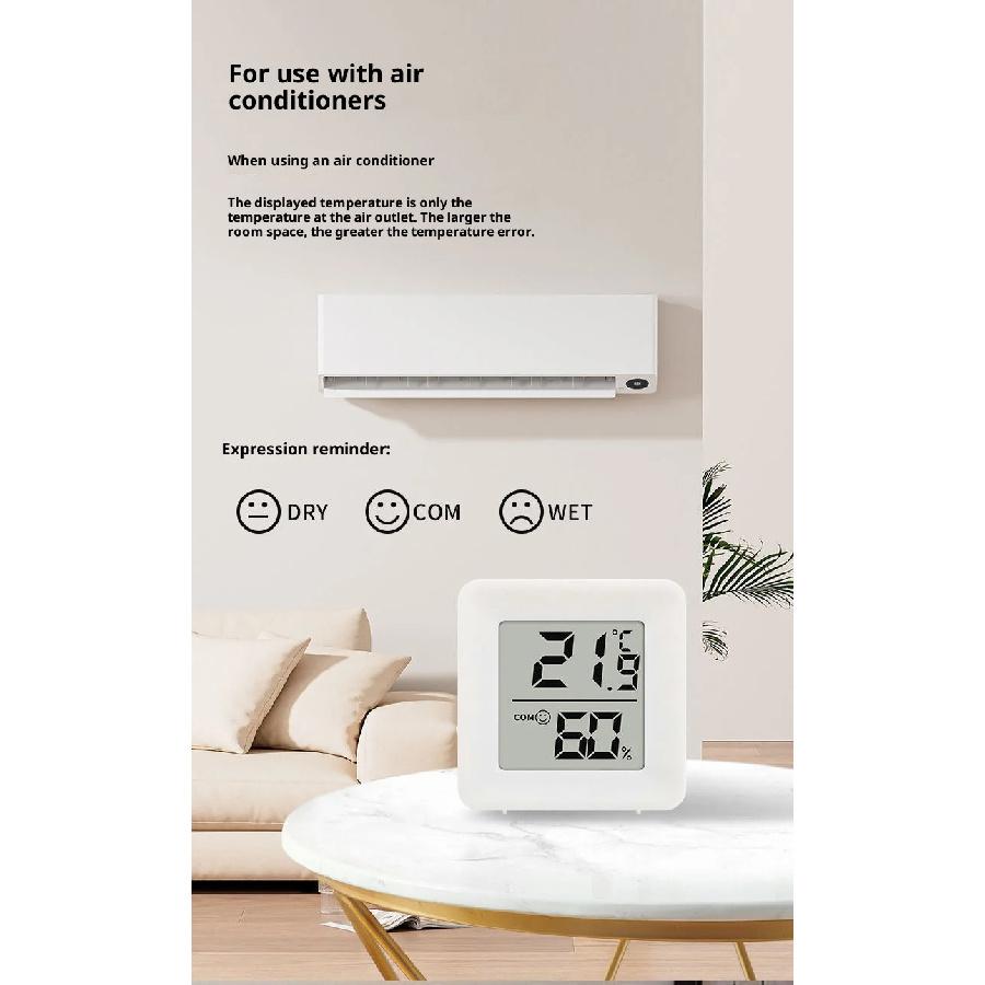 Mini thermomètre d'intérieur LCD numérique, hygromètre de température ambiante, capteur d'humidité, thermomètre d'intérieur