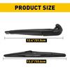 Rear Wiper Arm & Blade Set Fits For 2007-2017 Wrangler Jeep 2018 JK 68002490AB