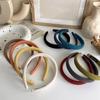 Bonbonfarben Schwamm Stirnband für Damen Mädchen Temperament Haarband Einfacher Süßer Haarreif Mode Vielseitige Haaraccessoires Geschenk