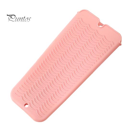 Heat Resistant Silicone Tray Pouch for Hair Tools, Non-Slip Curling Iron Holder Straightener Holder, Portable Travel Tool Storage Bag Case