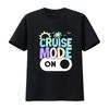 Cruise Mode On T Shirt Family Matching Vacation 2022 Squad Outfits Tropical Print Summer Fashion Vintage Homme