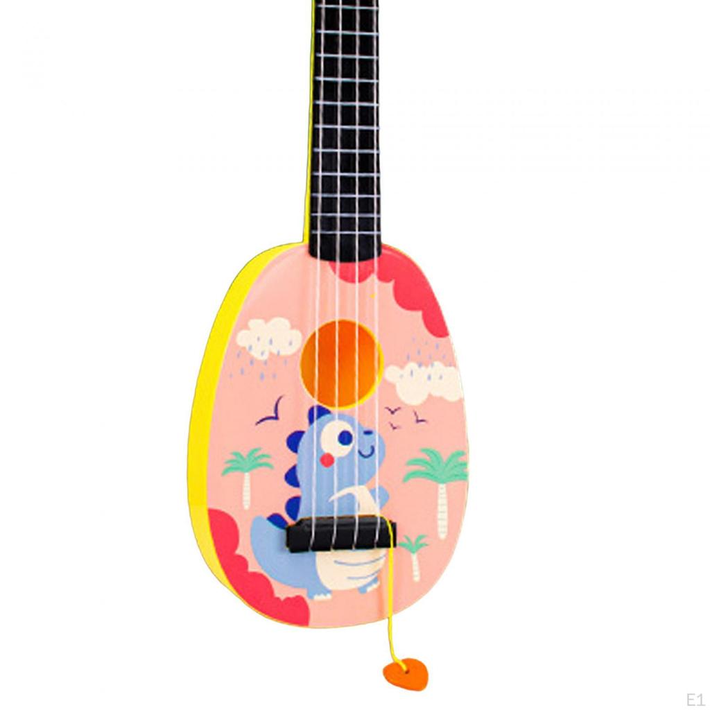 Kids Guitar Toy 4 String Mini Early Learning Ukulele Musical Instrument Educational