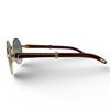 Good Cartier sunglasses Trinity Wooden Temple gold Women Used