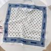 Polka Dot Lace Small Square Scarf Women'S Spring And Summer Atmosphere Retro Versatile Decorative Headscarf