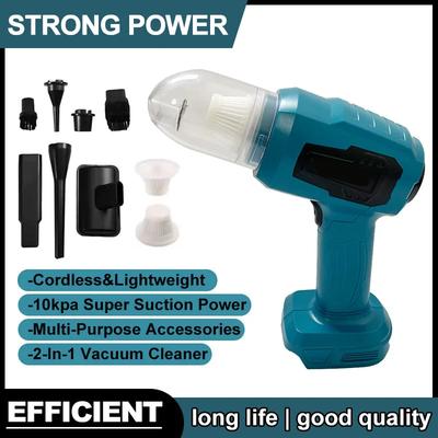 Fit Makita Cordless Mini Car Vacuum Cleaner Multifunction Dust Collect Handheld Rechargeable Power Tools 18V Battery