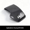 Carbon Fiber Car Gear Head Shift Knob Handle Cover Trim Sticker For VW Golf Polo GTI Tiguan R-Line Passat Santana Variant Jetta BH4