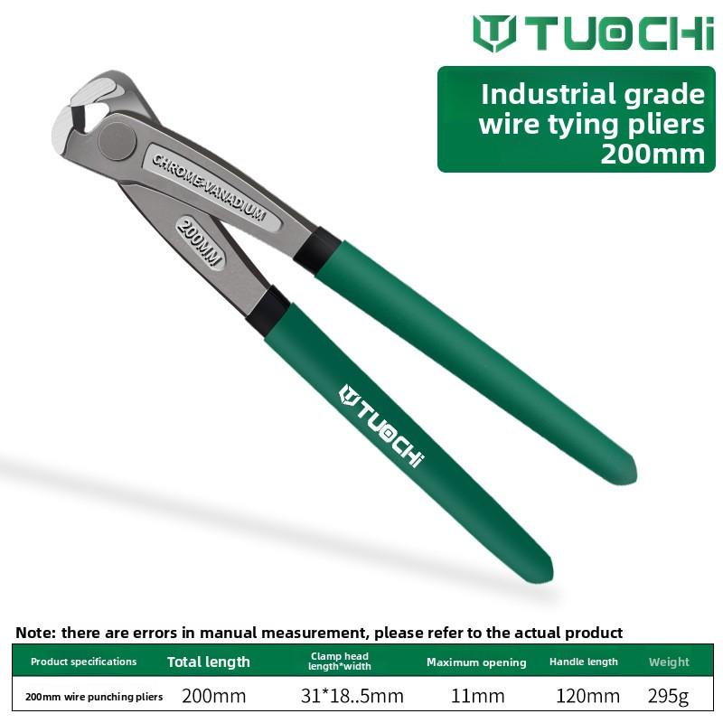 

Damaly, Industrial Grade Wire Tongs, Nutcracker, Multi-functional Flat Top Cutting Pliers, Clamp Pliers,,nail Pulling Pliers