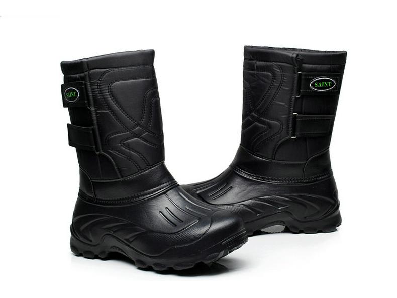 Men's Waterproof Winter Snow Boots: Outdoor Sports with Plus Velvet