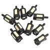 10 Pack Universal Fuel Filter for Gas Oline Garden Equipment, Ideal for Grass Trimmers and Chainsaws