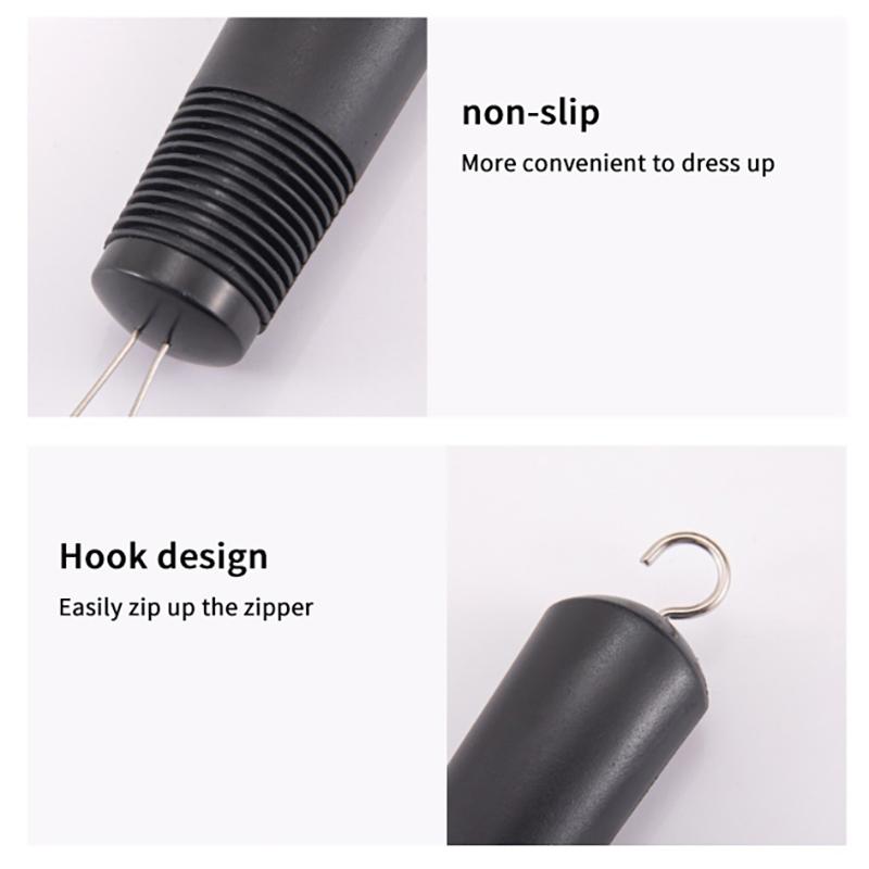 Knopfhelferwerkzeug für ältere Menschen Knopfanzieherwerkzeug Knopfverschlusswerkzeug Knopfhaken und Reißverschlussanhänger Knopfhilfsvorrichtung Reißverschluss