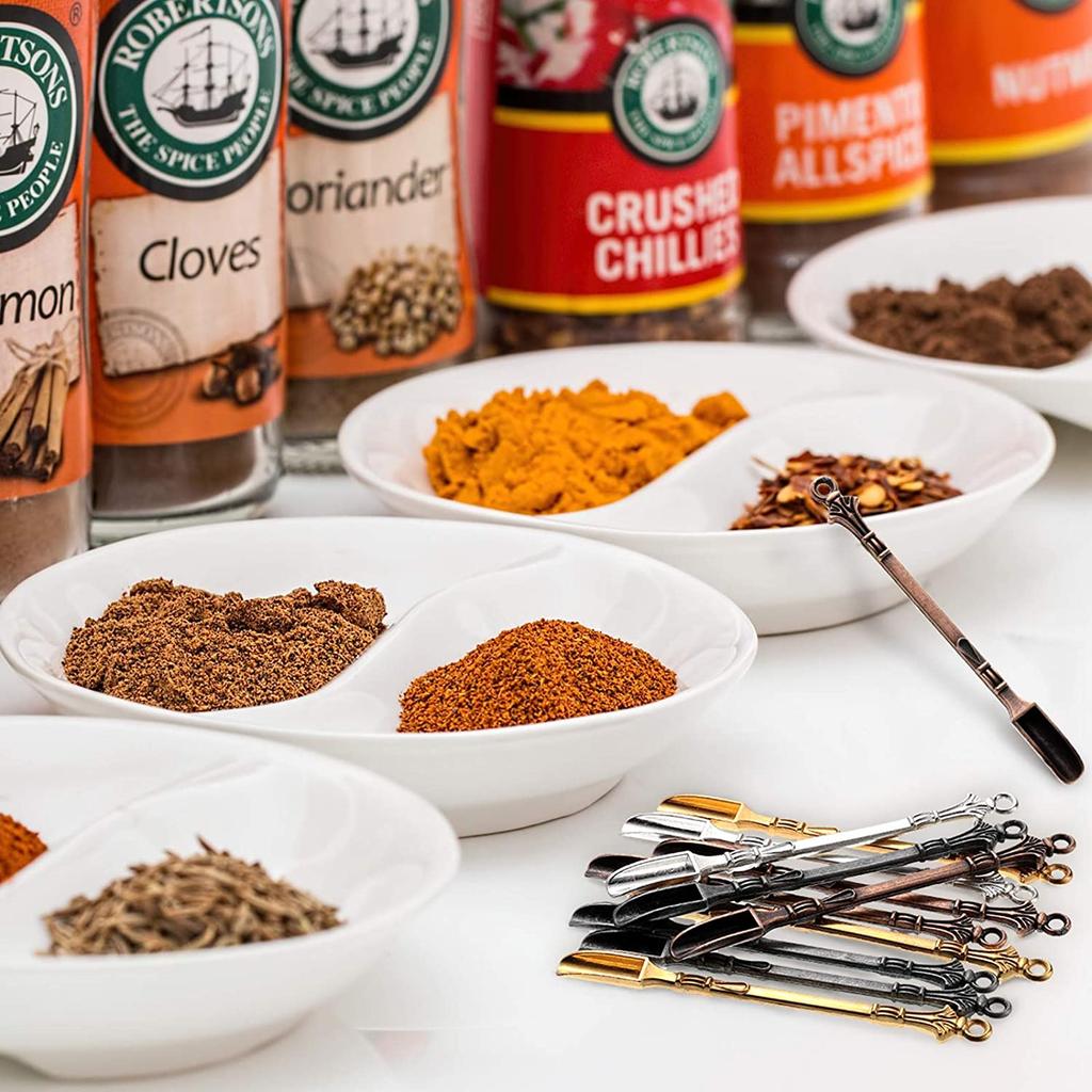 1 szt. Metalowa mini łopatka łyżka łyżka medyczna mikro łopatka do debugowania łyżeczka deserowa łyżeczka do soli Mini łyżka do proszku