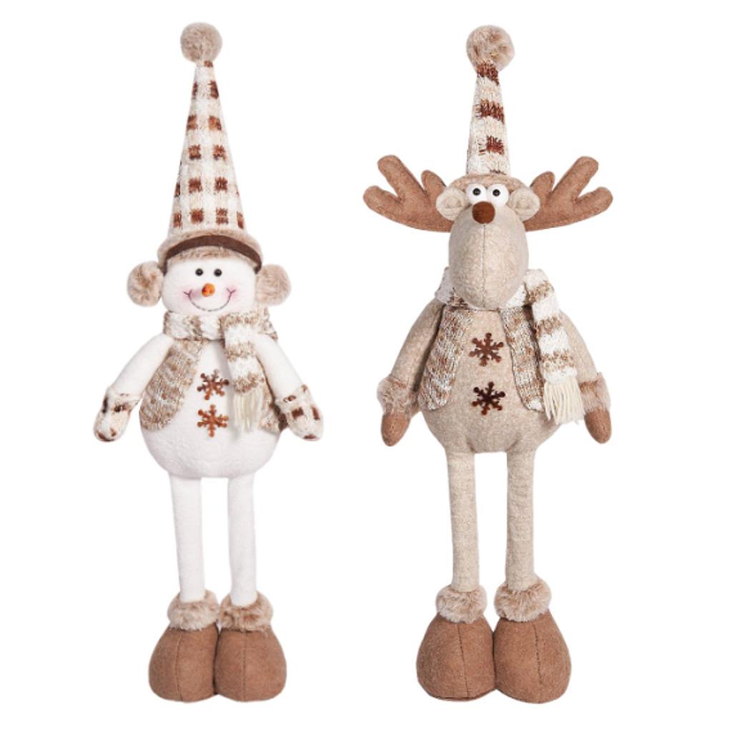 Christmas Tree Hanging Ornament Handmade Charm Hanging Doll Christmas Doll for Holiday Indoor Outdoor Home Office Party Tabletop