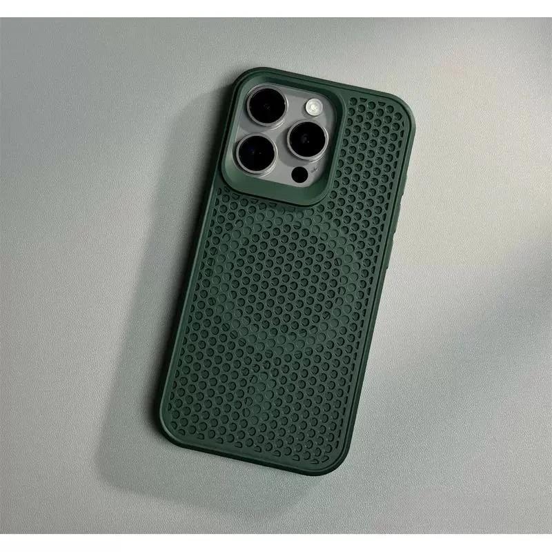 Luxury Dissipate Heat Magsafe Phone Case For For Iphone 11 12 13 14 15 16 Pro Max Plus Magnetic Shockproof Bumper Cases Cover