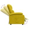 Recliner Chair Yellow Velvet