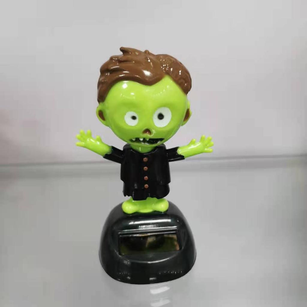 Solar Powered Dancing Halloween Swinging Animated Bobble Dancer Toy Car Decor Boy Girl Handcrafted Gift Birthday Present Party