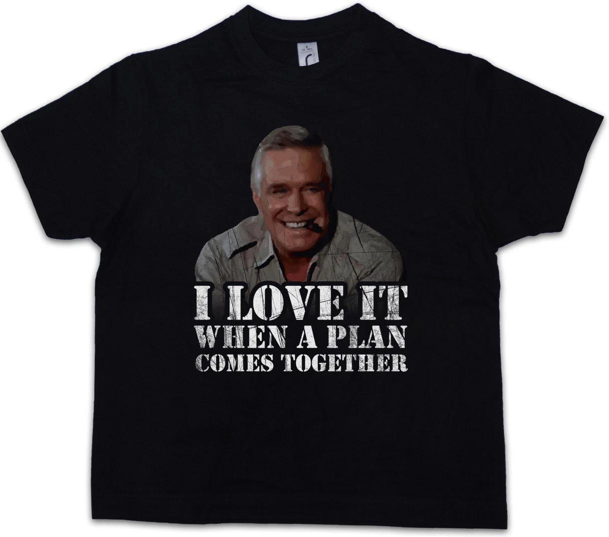 HANNIBAL Kids Boys kids boys T-Shirt A Bus Van Car Cigar Team B.A. Mad John Smith Murdock 100