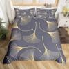 Povlak na přikrývku Ginkgo List Queen Přírodní Botanická Ložní souprava Rostliny Rustikální Farmářský Povlak na přikrývku Abstraktní Listy Povlak na peřinu