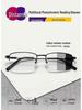 Color-Changing Bifocal Progressive Reading Glasses with Intelligent Zoom, Titanium Memory Frame, and Anti-Blue Light Protection