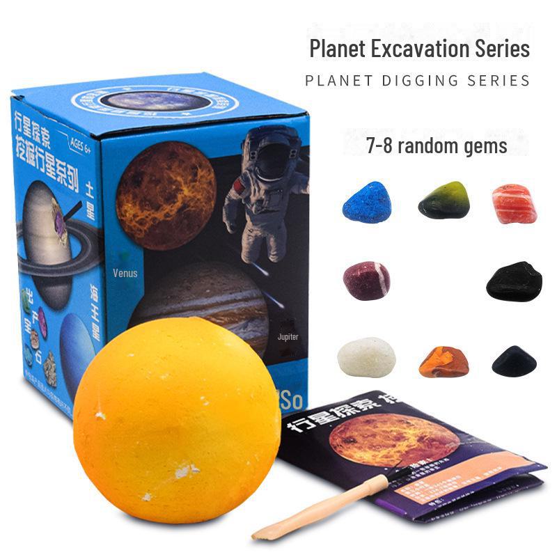 Colorful Gemstone Excavation Toys: Educational Blind Boxes for Kids